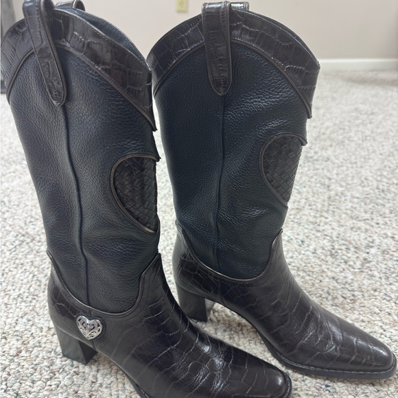 Brighton Shoes - 👢 Brighton Toby Leather Western Boots – NEW – Women’s 6.5